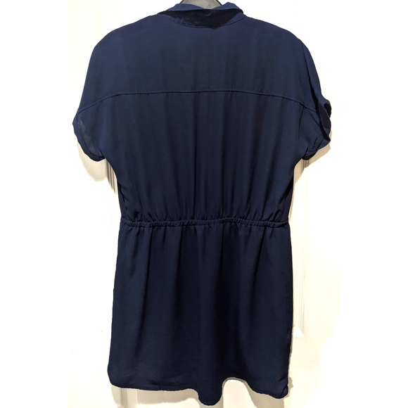 Dynamite | Short Sleeve Utility Dress in Navy - Picture 2 of 8